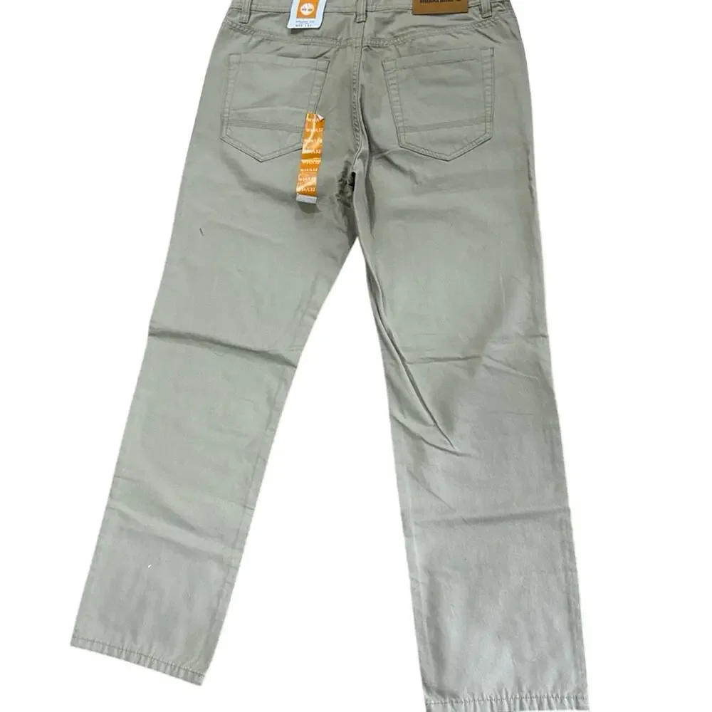 Timberland Vintage‎ Men's Relaxed Fit Straight Leg Cotton Chino Pants -W34 / L32